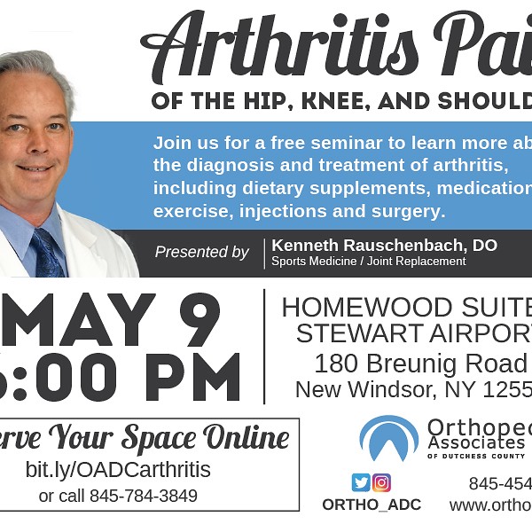 Arthritis Pain on the Hip, Knee and Shoulder