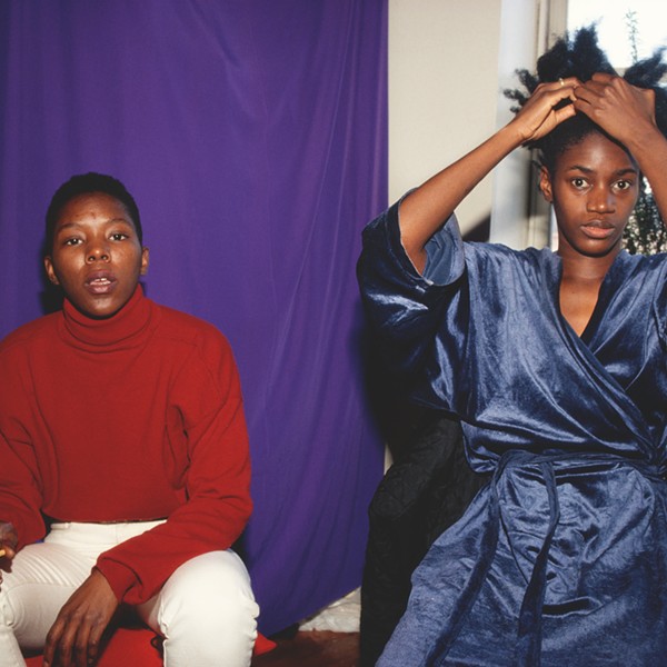 Lyle Ashton Harris, “Gail Burton and Peggy Nelson, Fort Greene, Brooklyn, late 1980s.”  Marieluise Hessel Collection, Hessel Museum of Art.