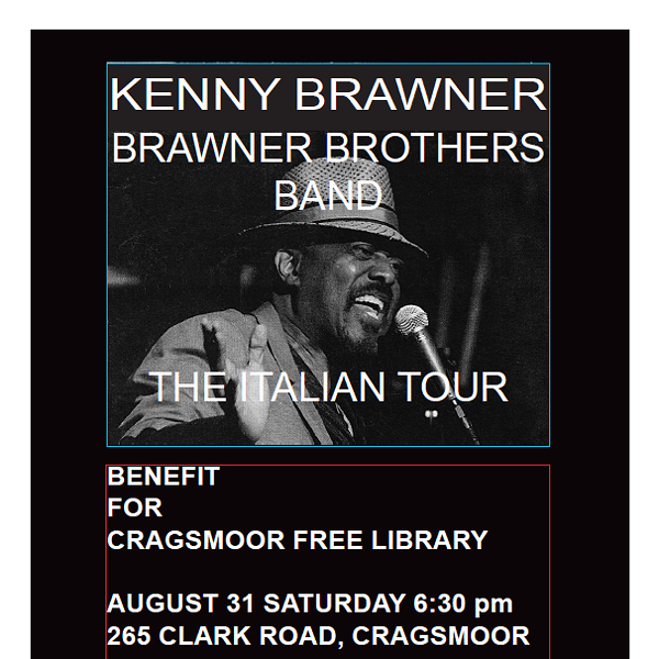 Kenny Brawner Band - The italian Tour