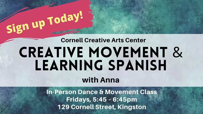 Image: $12-$55 - Dance class with Anna- Creative Movement & learning Spanish