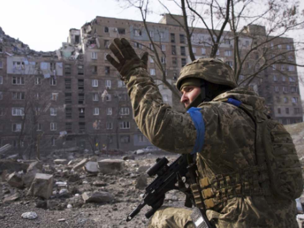 A scene from "20 Days in Mariupol."