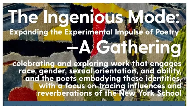 Image: 2023 Gathering⁠ - The Ingenious Mode: Expanding the Experimental Impulse of Poetry - Presentations & Performance⁠