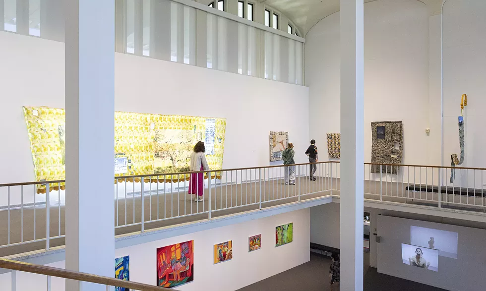 Installation image of the the 2025 Master of Fine Arts Thesis Exhibition
