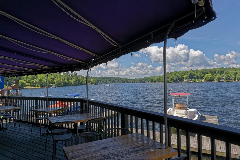 Table and Tap at Kauneonga Lake is a stellar spot to enjoy dinner with a view.