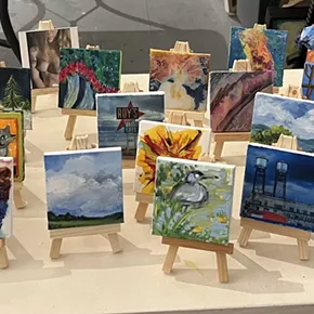 Image: 8th Annual Roost Holiday Art Gala & Art Scholarship Fundraiser