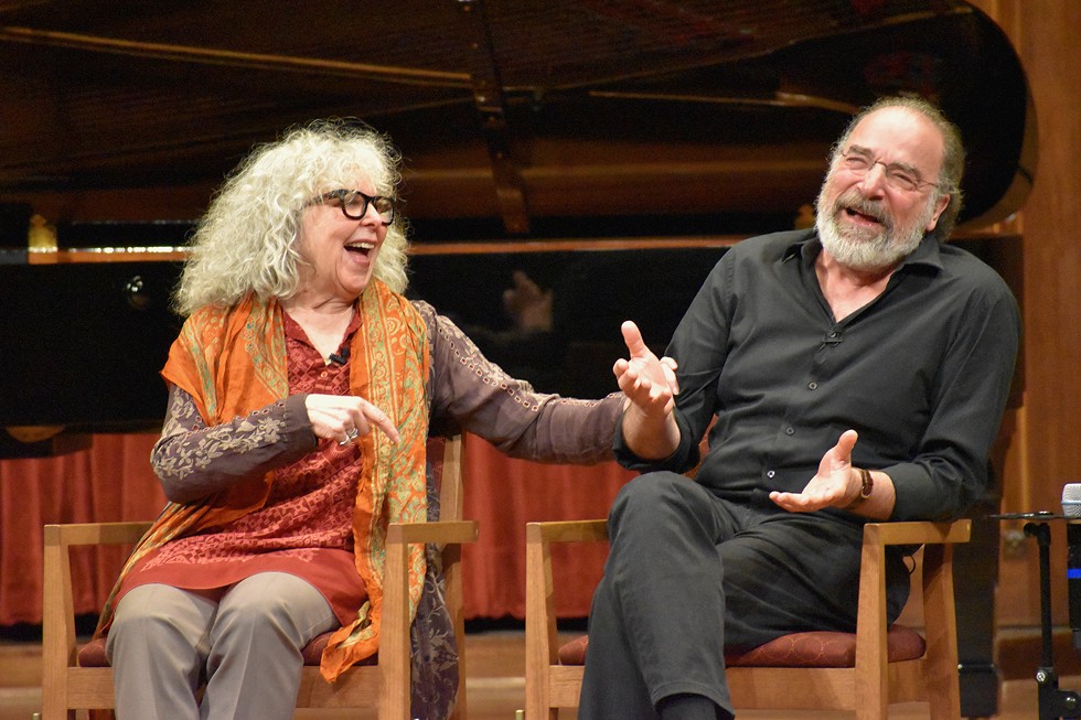 Kathryn Grody and Mandy Patinkin