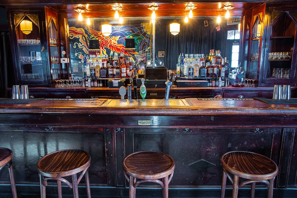 The historic Art Deco bar