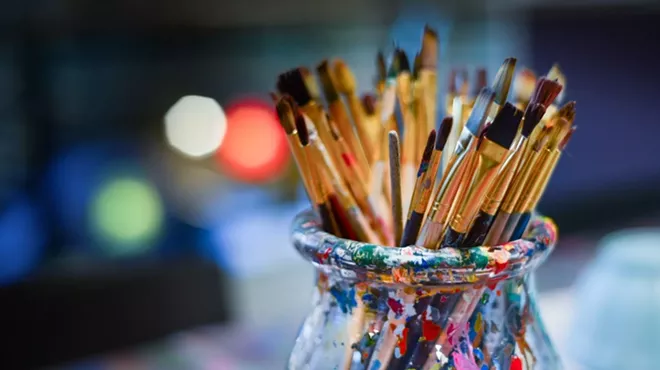 Image: Action Painting with Candace Rivela