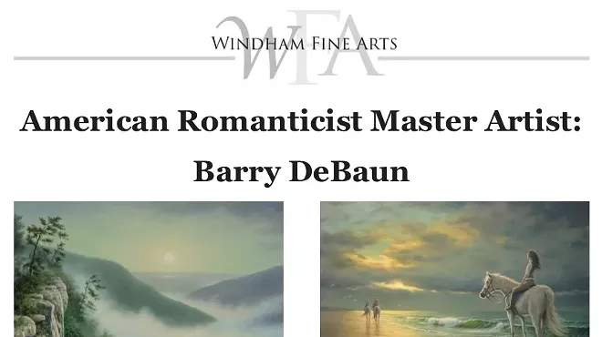 Image: American Romanticist Master Artist: Barry DeBaun