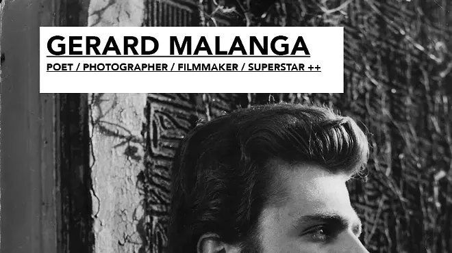 Image: An Evening with Gerard Malanga - Film Screening, Poetry Reading & Book Signing
