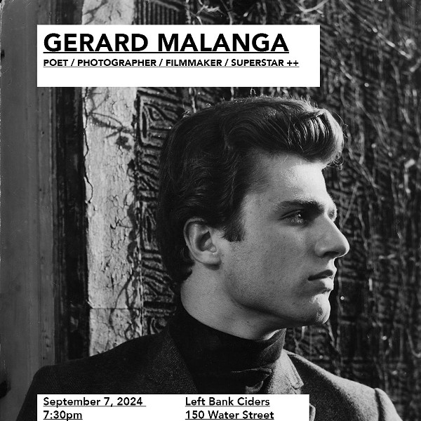 An Evening with Gerard Malanga - Film Screening, Poetry Reading & Book Signing