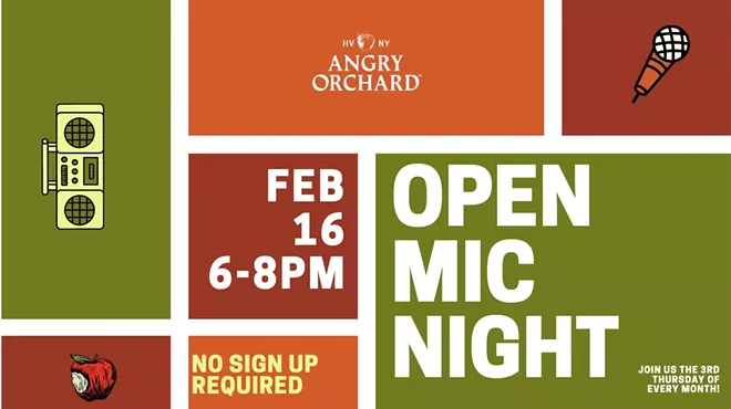 Image: Angry Orchard Open Mic Night