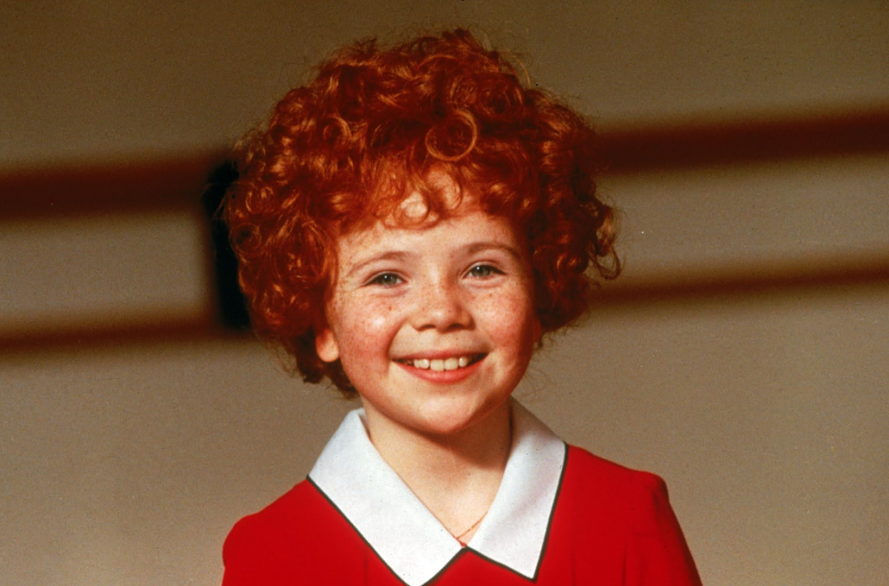 Aileen Quinn, who was 9 years old during filming, won the title role up against 8,000 other child actresses.