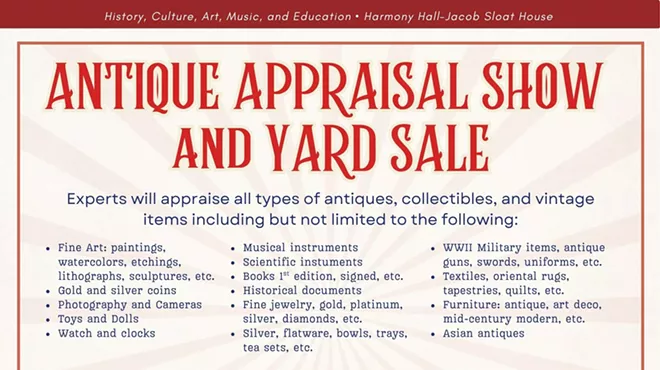 Image: Antique Appraisal Show and Yard Sale