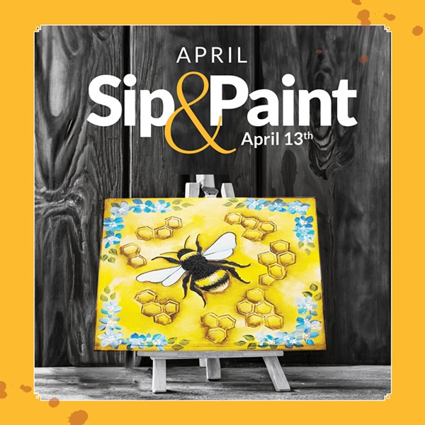 April Sip & Paint: Busy Bumblebee