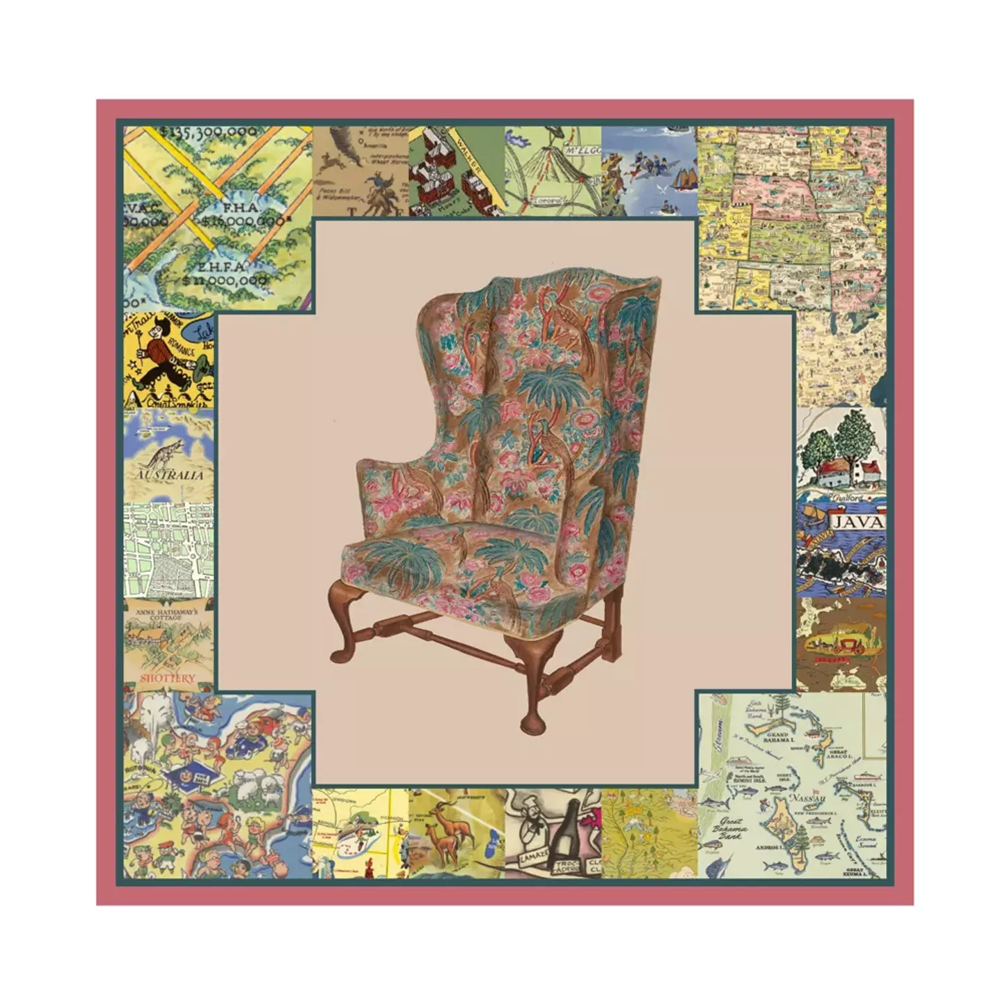 Armchair Traveler: The Pictorial Maps of Michael R. Stone '80 ...