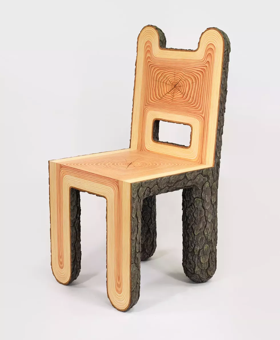 Joyce Lin, Wood Chair in Fir