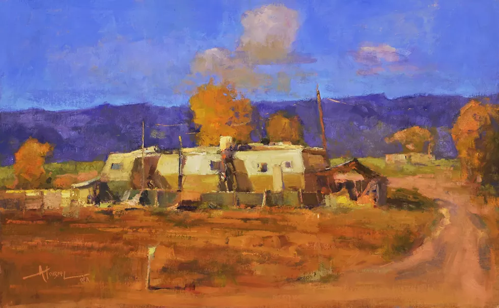 Long Gone, oil on linen panel