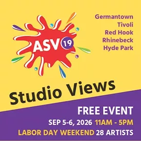 Image: Art Studio Views 2026, ASV19, September 5-7, 2026 11am-5pm