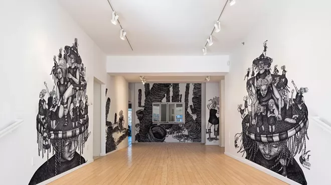 Image: Artist Talk and Exhibition Opening: Lenore Malen, Debra Pearlman, Samantha Modder, and Amy Yoes