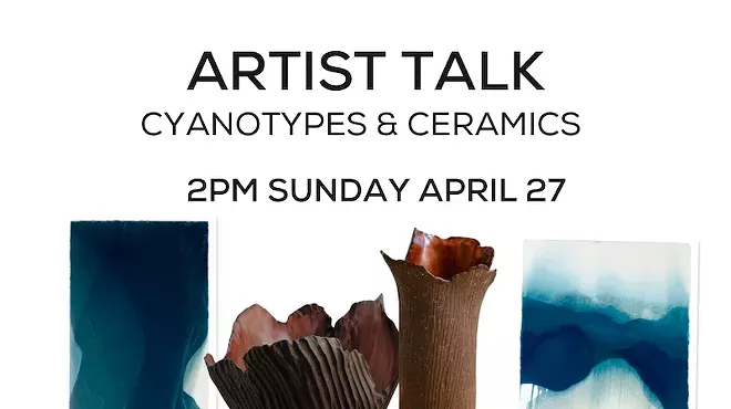 Image: Artist Talk: CYANOTYPES & CERAMICS with Anne Gabriele