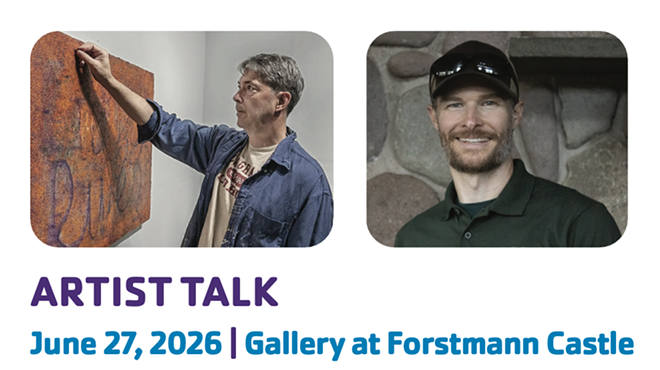 Image: Artist Talk, Gallery at Forstmann Castle