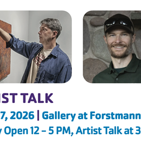 Image: Artist Talk, Gallery at Forstmann Castle