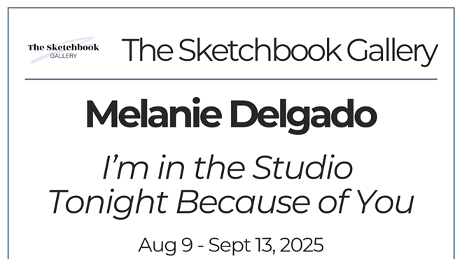 Image: Artist Talk: I&rsquo;m in the Studio Tonight Because of You - Melanie Delgado