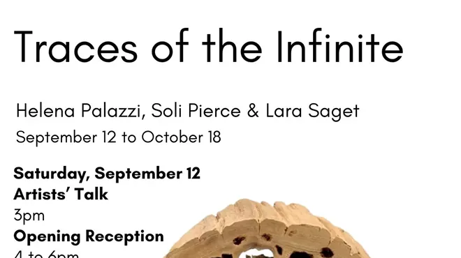 Image: Artists' Talk and Opening Reception: Traces of the Infinite at The Gallery at Yellow Studio