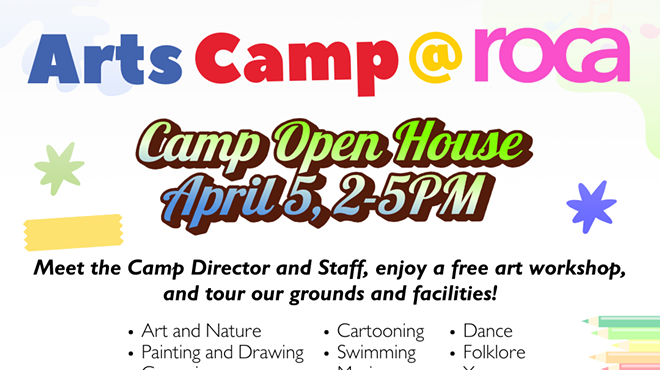 Image: Arts Camp Open House on April 5! ~ Rockland Center for the Arts