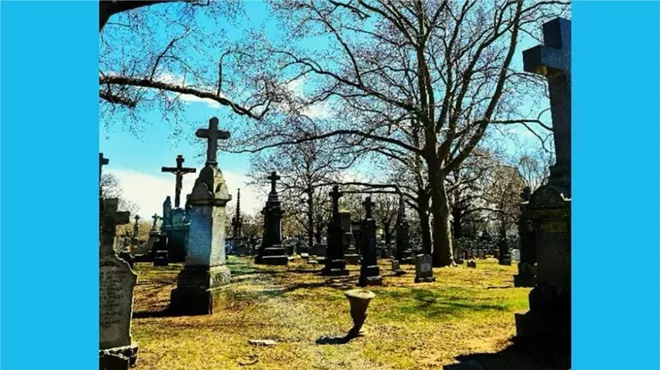 Image: Author talk: Mafia Burial Ground: The Mob and St. John's Cemetery
