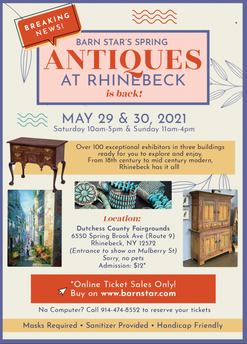 Barn Star's Spring Antiques at Rhinebeck is back and better than ever!