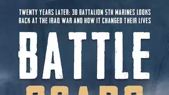 Image: "Battle Scars" a book discussion with Chip Reid and members of the Vassar Veterans Association