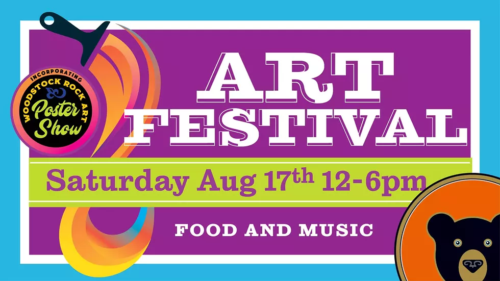 Bearsville Art Festival August 17.
