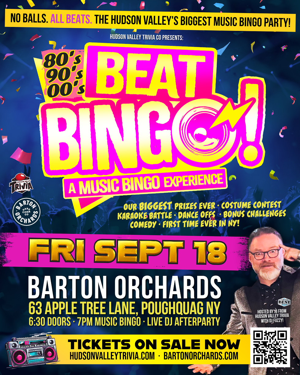 Beat Bingo: 80s, 90s & 00s Music Bingo Rave