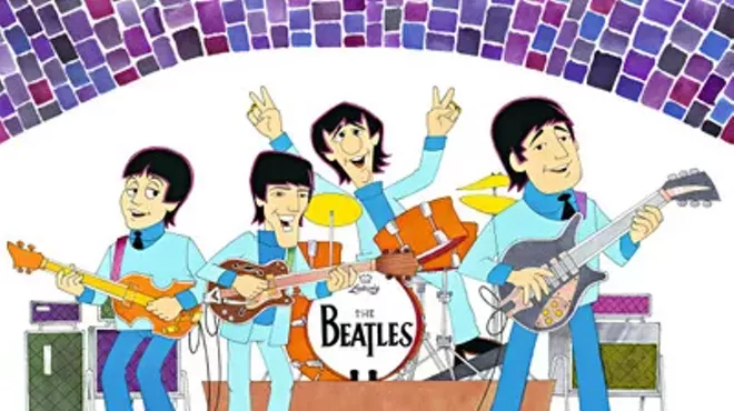 Image: Beatles Cartoon Pop Art Show featuring the works of late animator Ron Campbell