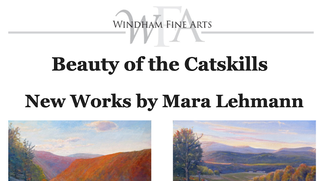 Image: Beauty of the Catskills: New Works by Mara Lehmann