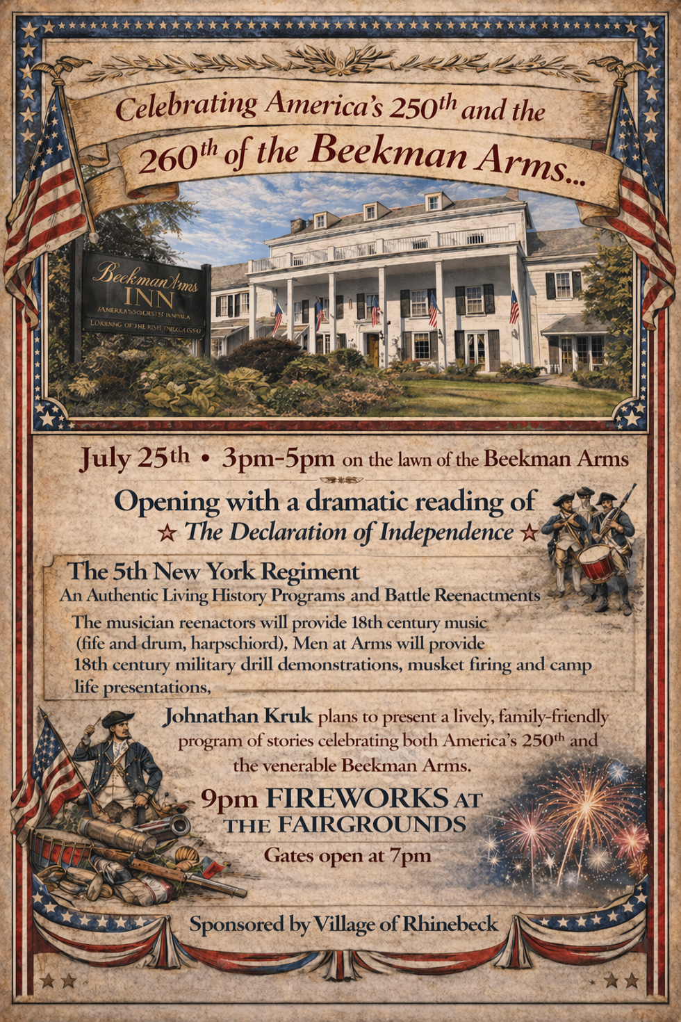 Beekman Arms 260th birthday celebration