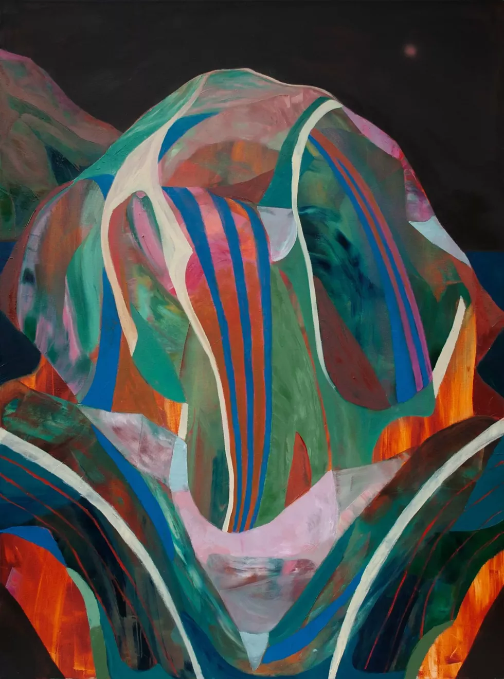 Monuments, Michelle Silver, 2023. Oil on canvas. 40 x 30 in. $1,500.