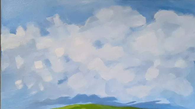 Image: "Blue Skies and Other Conversations": Paintings by Anne Levitt