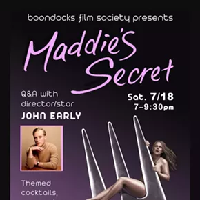 Image: Boondocks Film Society Presents Maddie's Secret + Q&A w/ John Early