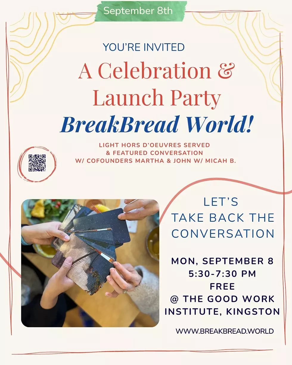 You're Invited! BreakBread Celebration & Re-Membership Launch