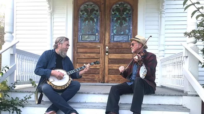 Image: Bruce Molsky and Tony Trischka at The Stissing Center