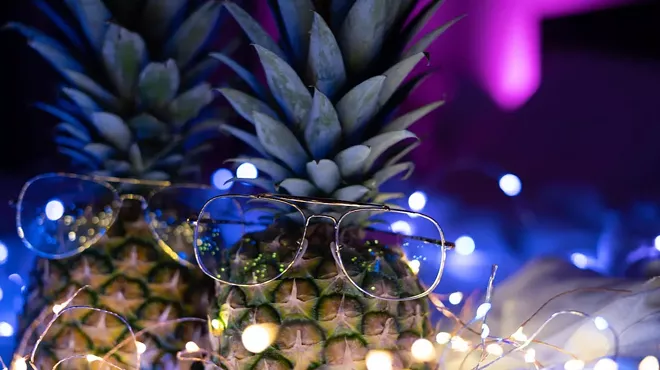 Image: Caribbean Blue Moon Dinner