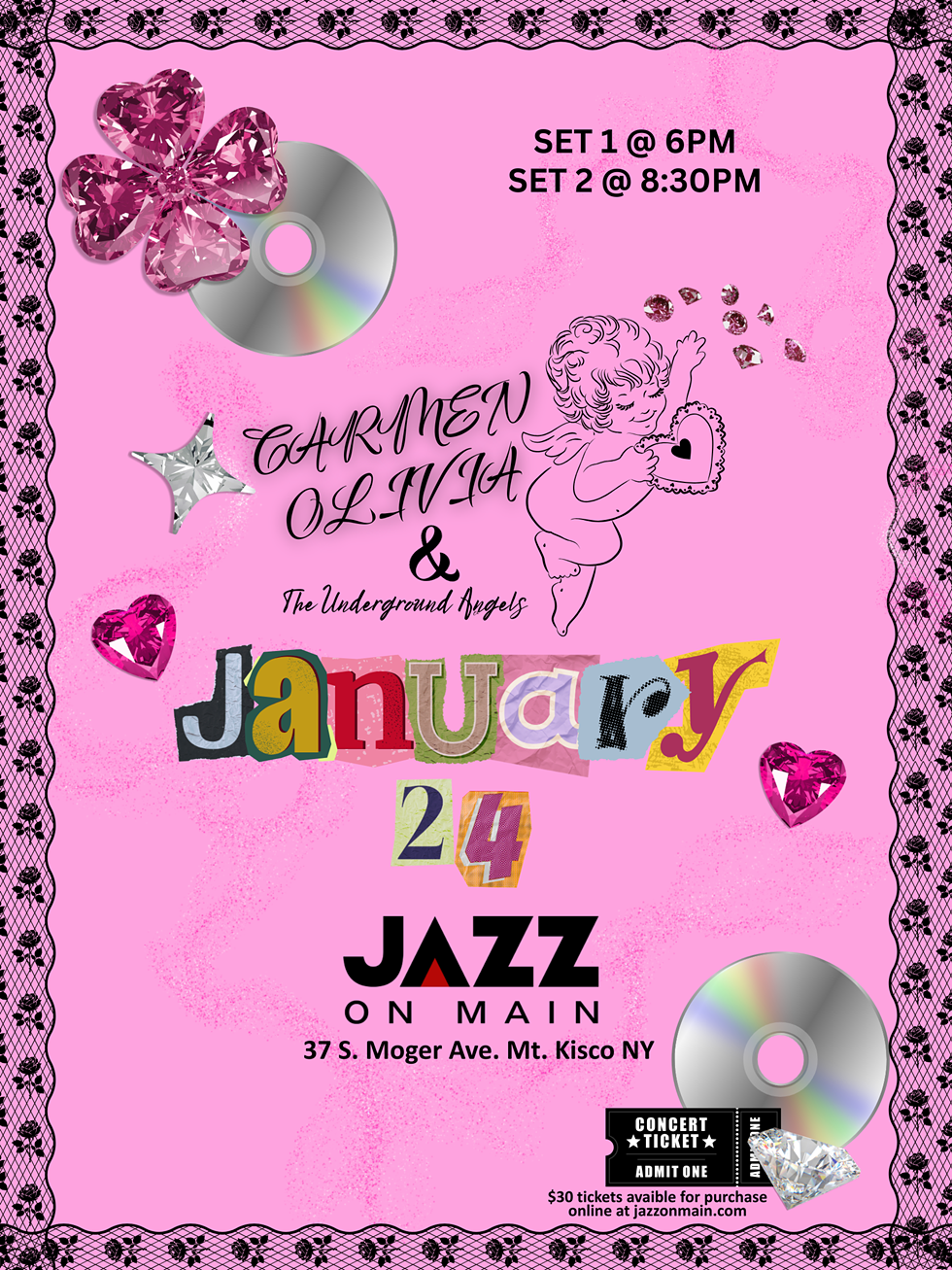 Carmen Olivia & The Underground Angels Live Flyer