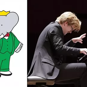 Image: Carter Johnson, piano/narrator: The Story of Babar the Elephant
