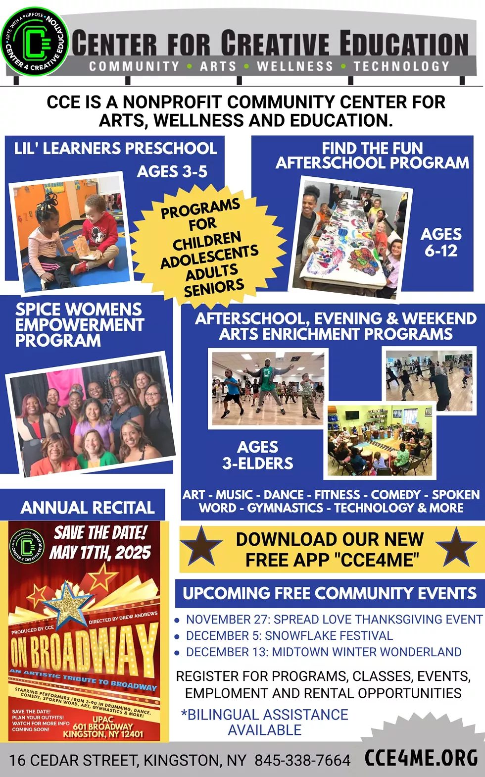 Center for Creative Education - Arts with a purpose