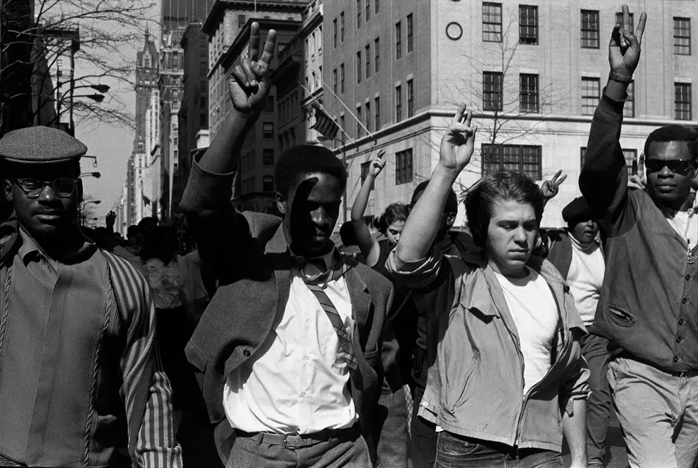 March on 5th Ave after MLK's assasination