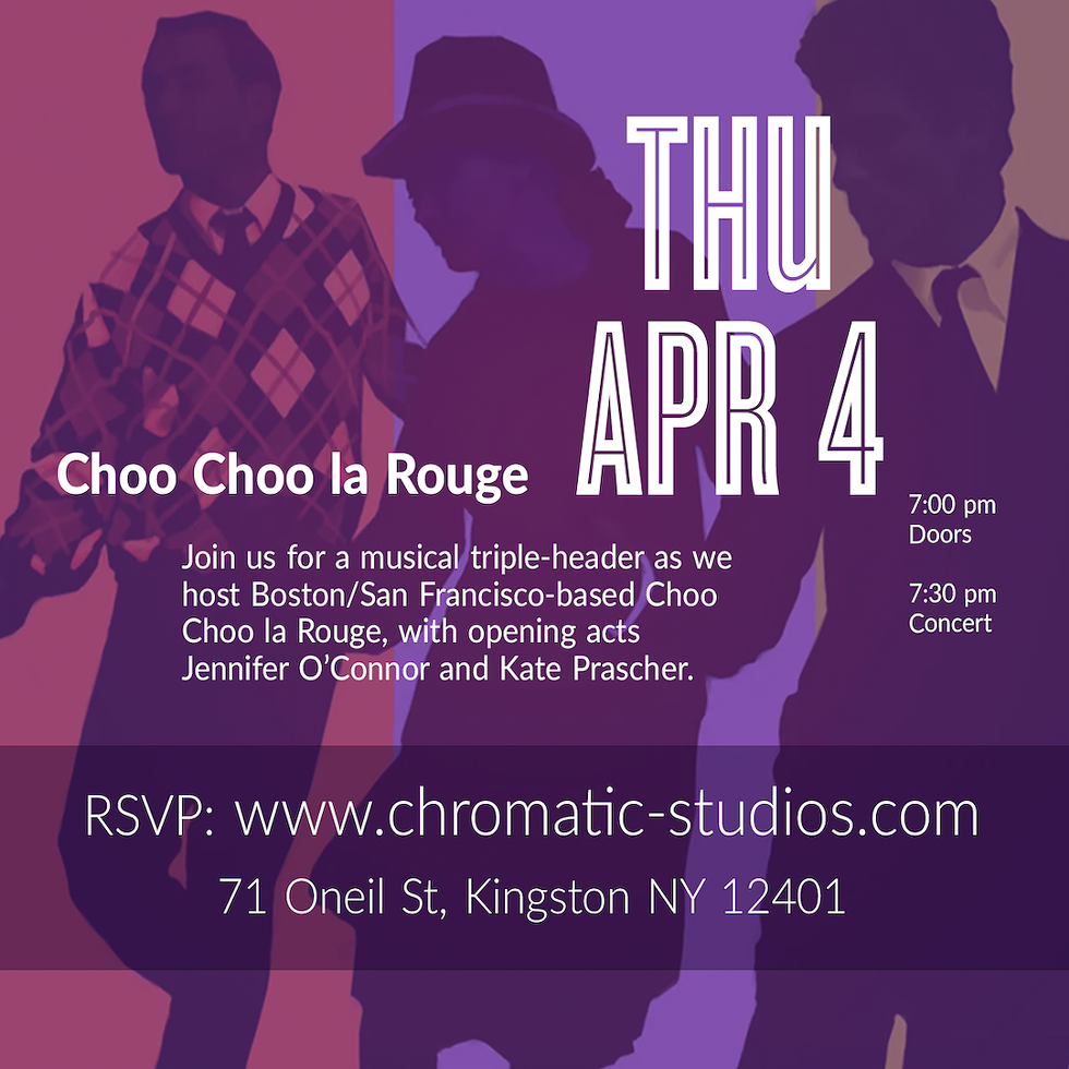 Choo Choo La Rouge at Chromatic Studios