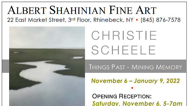 Christie Scheele Solo Painting Exhibition: "Things Past - Mining Memory".  November 6 - January 9, 2022.